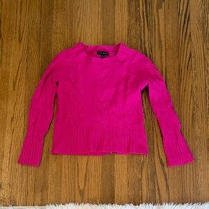 Women’s Banana Republic Vibrant Pink Cable Knit Sweater